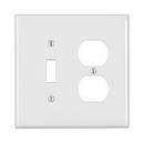2-Gang Duplex Receptacle Wall Plate in White