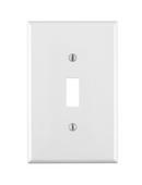 1-Gang Toggle Switch Wall Plate Midway White