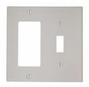 2-Gang 1-Toggle 1-Device Wall Plate in White Leviton