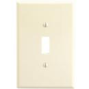 LEVITON Ivory Thermoset Plastic Wall Plate in Ivory 