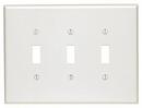 LEVITON White 3-Gang Oversized Toggle Device Switch Wall Plate 