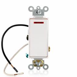 20A 120V -40 to 65 Degree C Rocker Switch in White