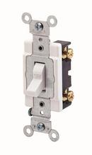 20 Amp 1-Pole AC Quiet Side Wired Toggle Switch in White
