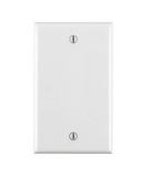 LEVITON White 1-Gang Blank Wall Plate Standard Size (Less Device) 