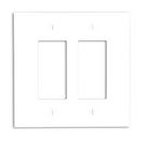 LEVITON White 1-Gang Device Wallplate 