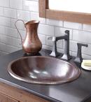 Native Trails Antique Copper Self-rimming/Drop-in Bathroom Sink 