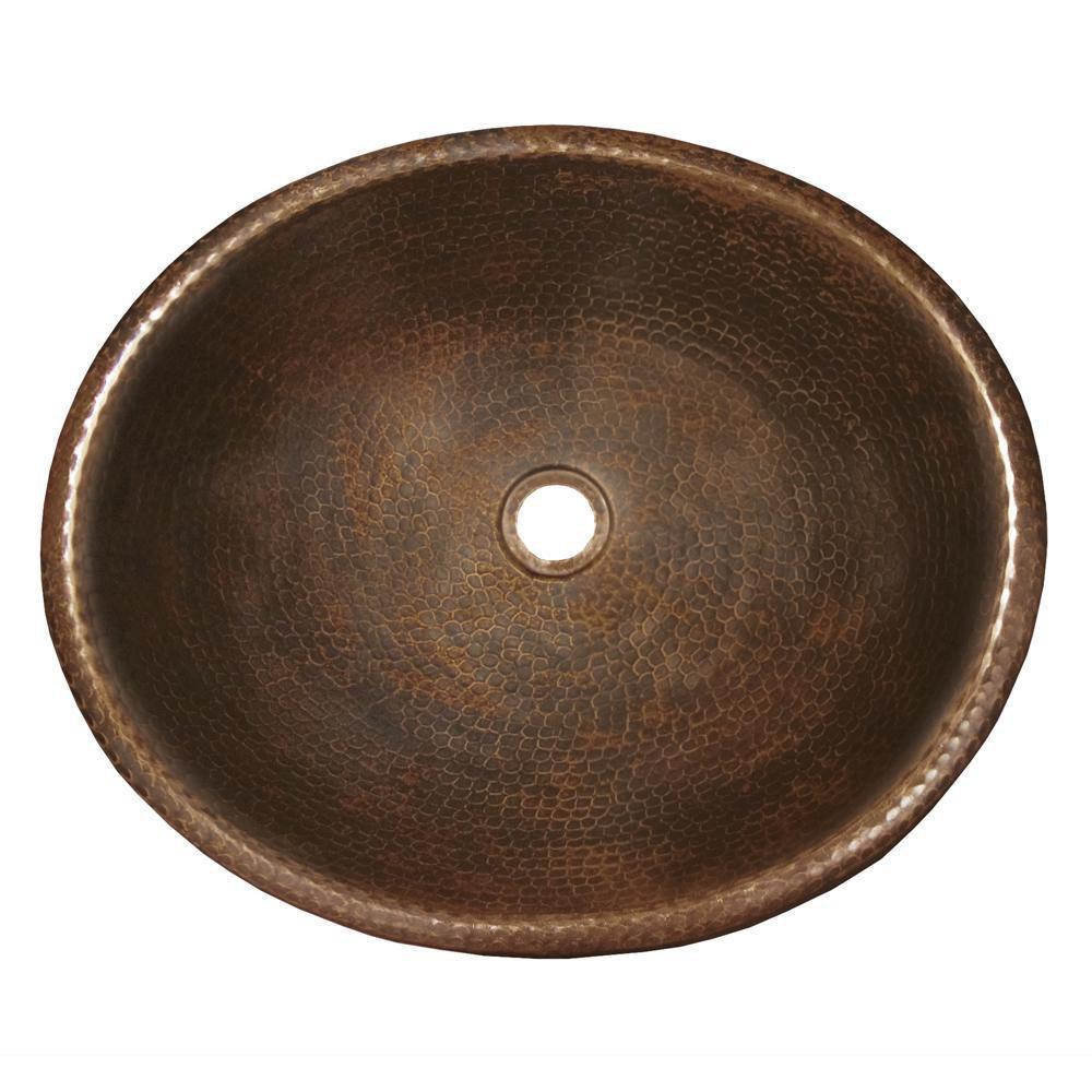 Native Trails Antique Copper Self-rimming/Drop-in Bathroom Sink 