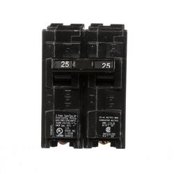 25 Amp 120 V 2-Pole Plug Inch Breaker