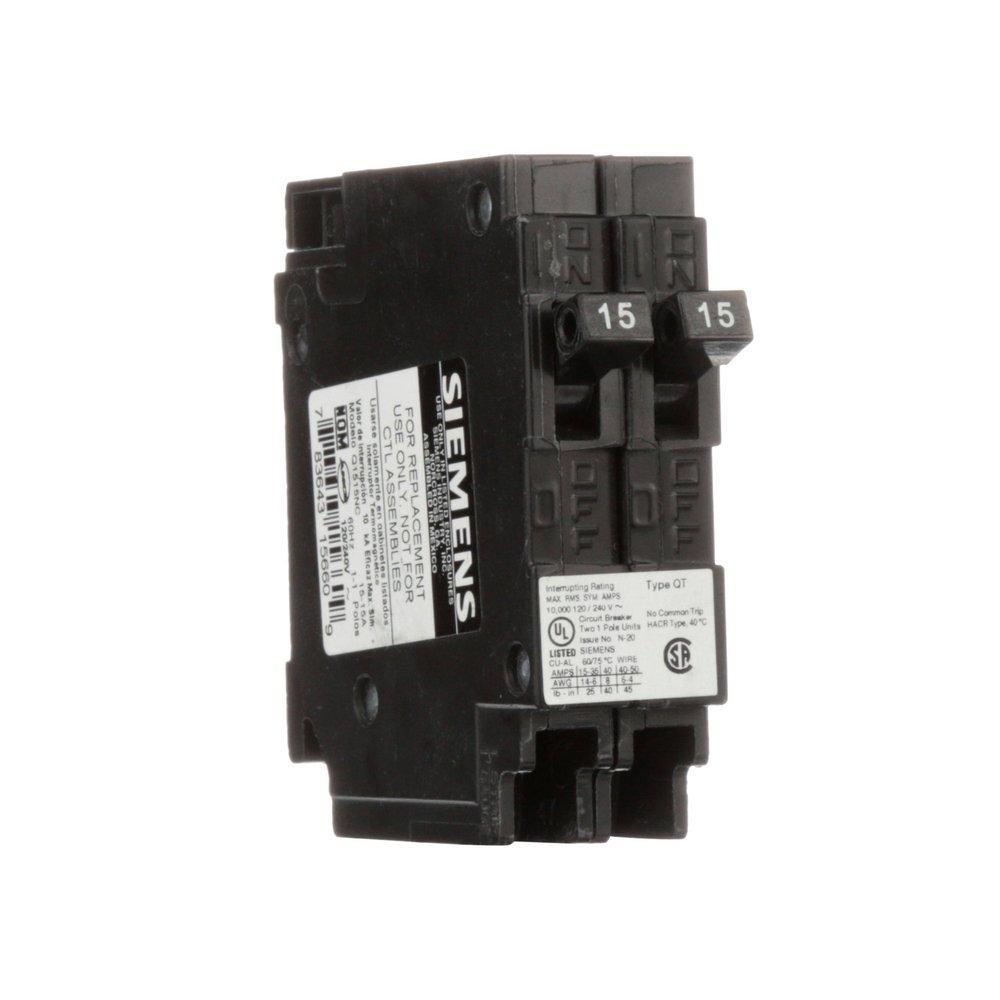 Siemens Energy & Automation 120 V 2-Pole Circuit Breaker 