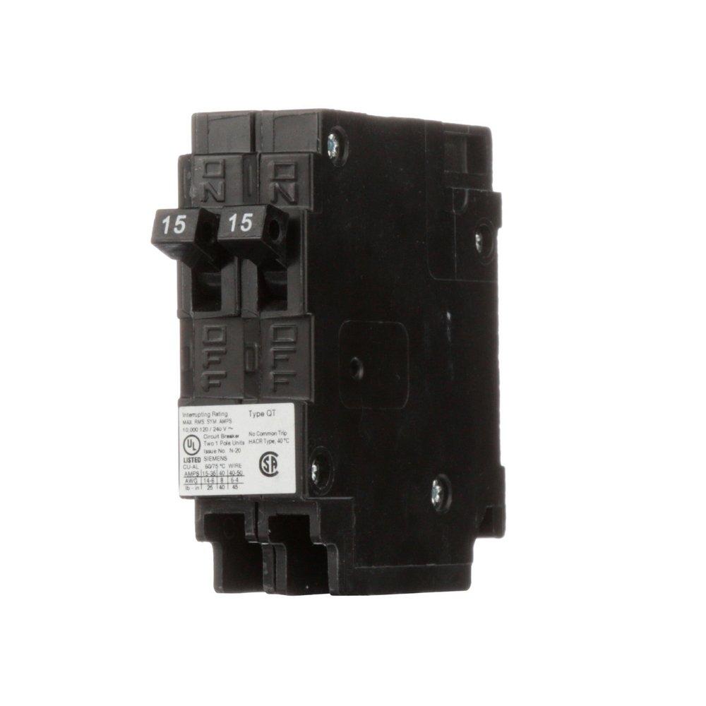 Siemens Energy & Automation 120 V 2-Pole Circuit Breaker 