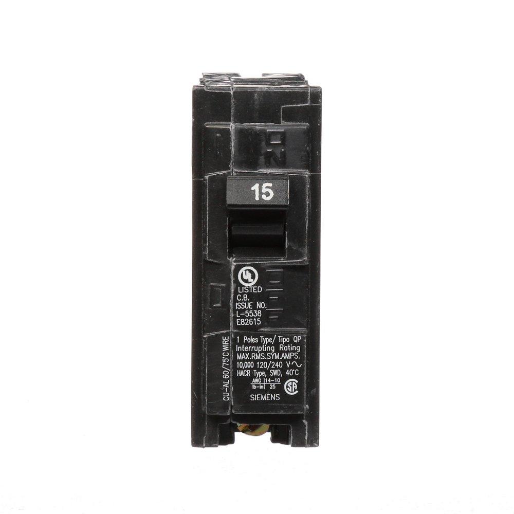 Siemens Energy & Automation 120 V 1-Pole Plug Inch Breaker 