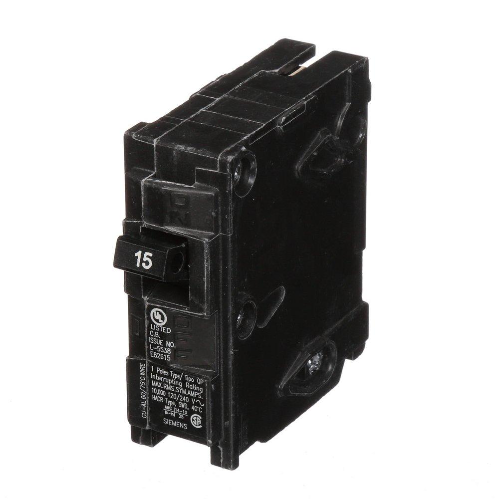 Siemens Energy & Automation 120 V 1-Pole Plug Inch Breaker 