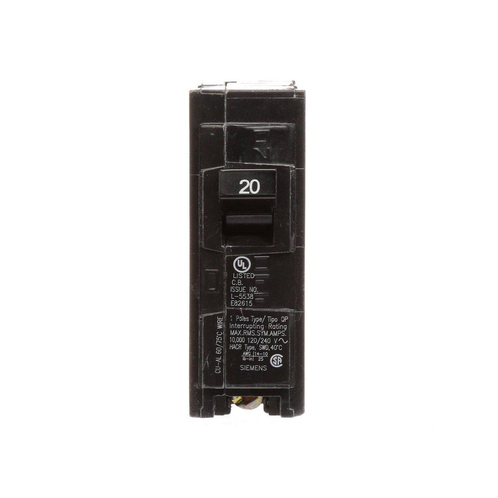 Siemens Energy & Automation 120 V 1-Pole Plug Inch Breaker 