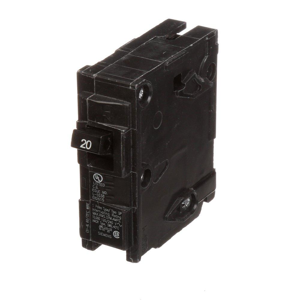 Siemens Energy & Automation 120 V 1-Pole Plug Inch Breaker 