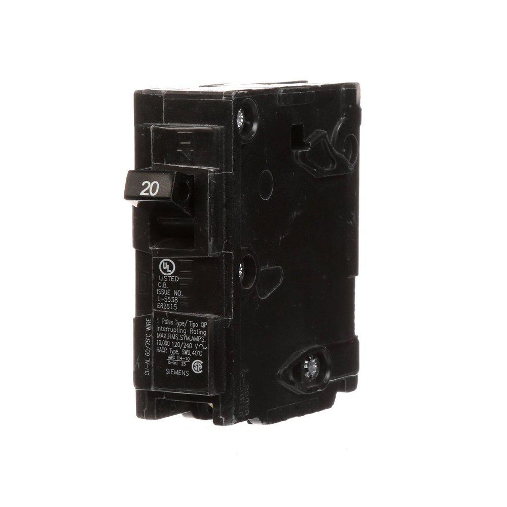 Siemens Energy & Automation 120 V 1-Pole Plug Inch Breaker 