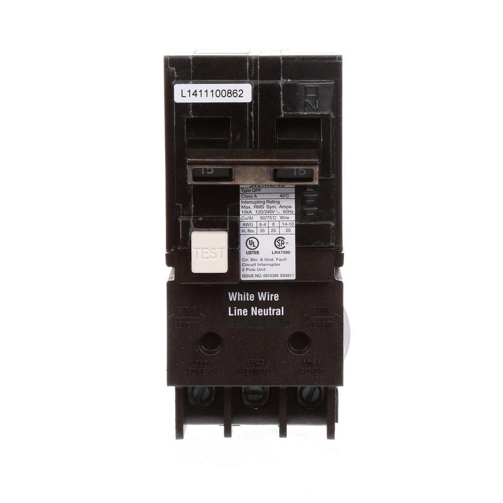 Siemens Energy & Automation 7 in. 120/240V 2-Pole Circuit Breaker 