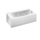 American Standard White 60 x 32 in. Americast Whirlpool Bathtub with Left Hand Drain 