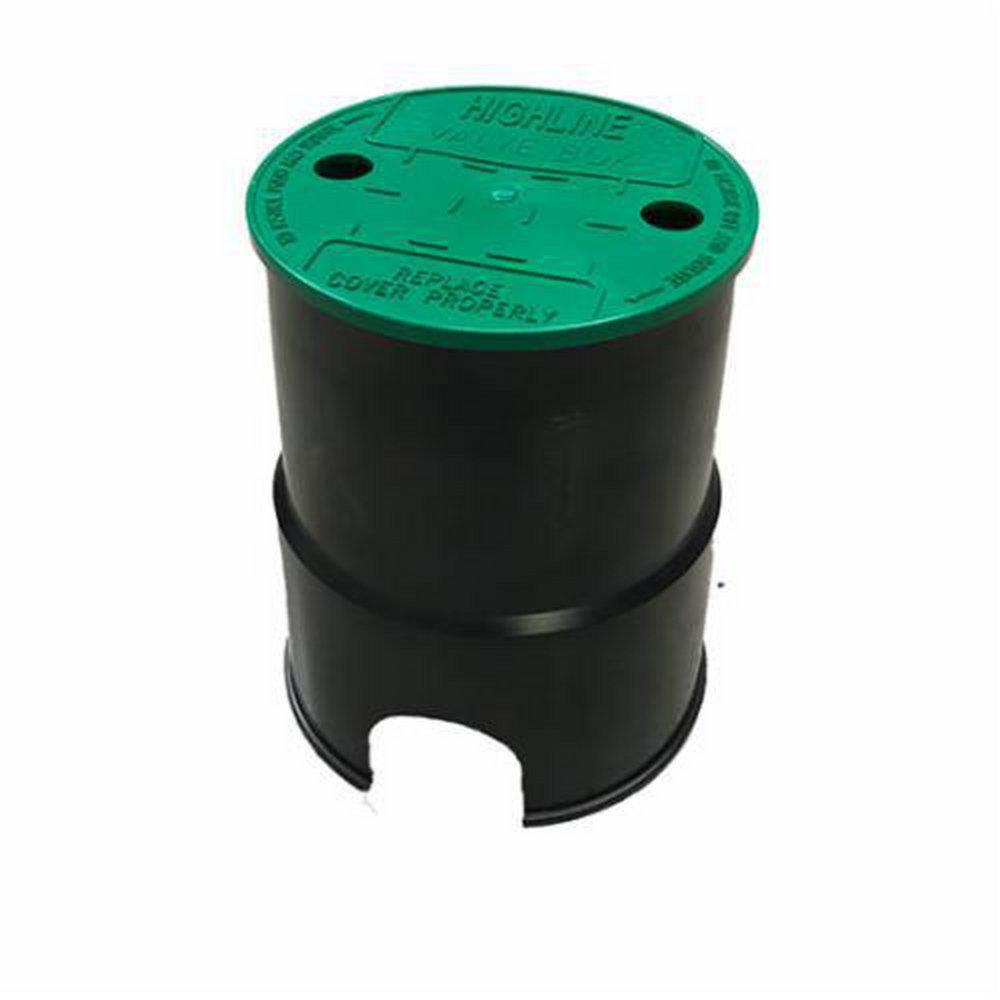 Ametek Green Round Economy Box with Cover in Green 