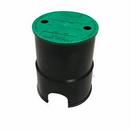 6 in. Round Economy Box with Cover in Green