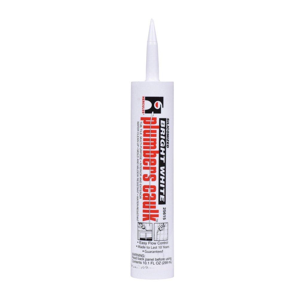 Hercules&reg; White Siliconized Acrylic Latex Caulk in White 