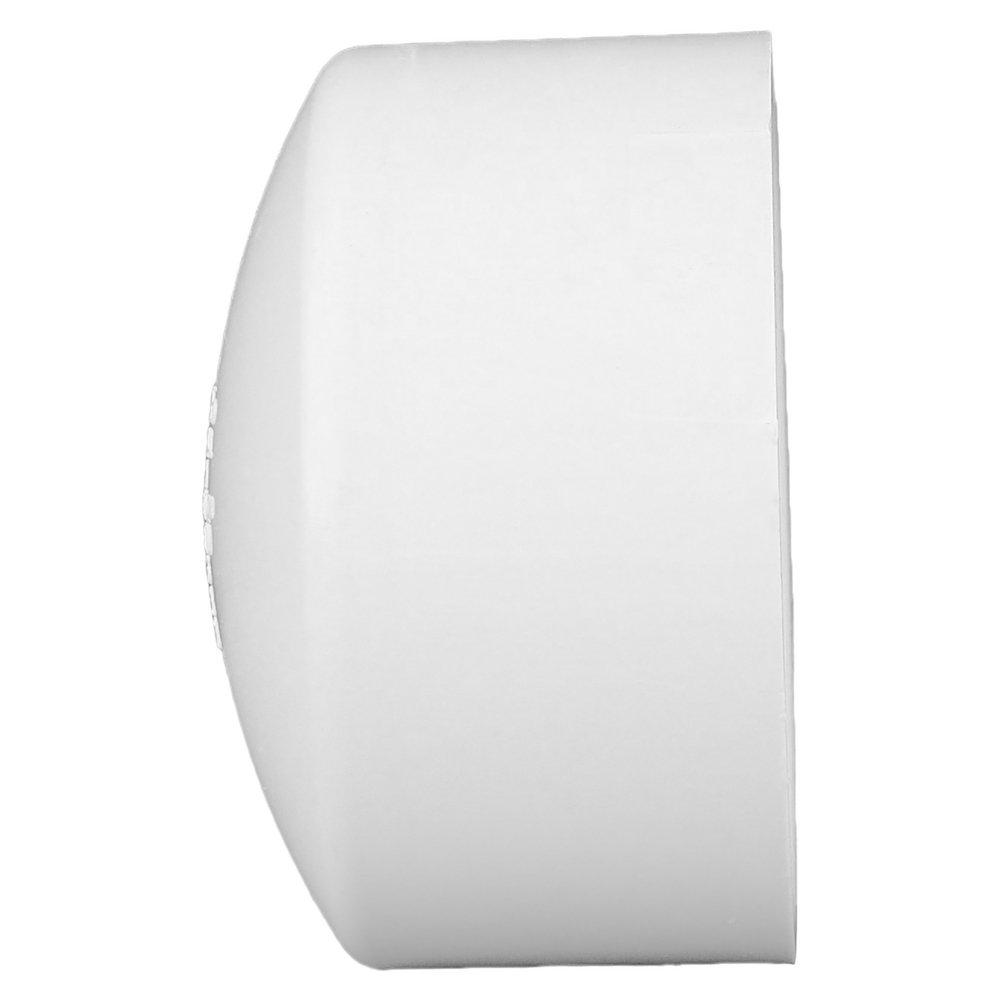 White PVC DWV Cap 