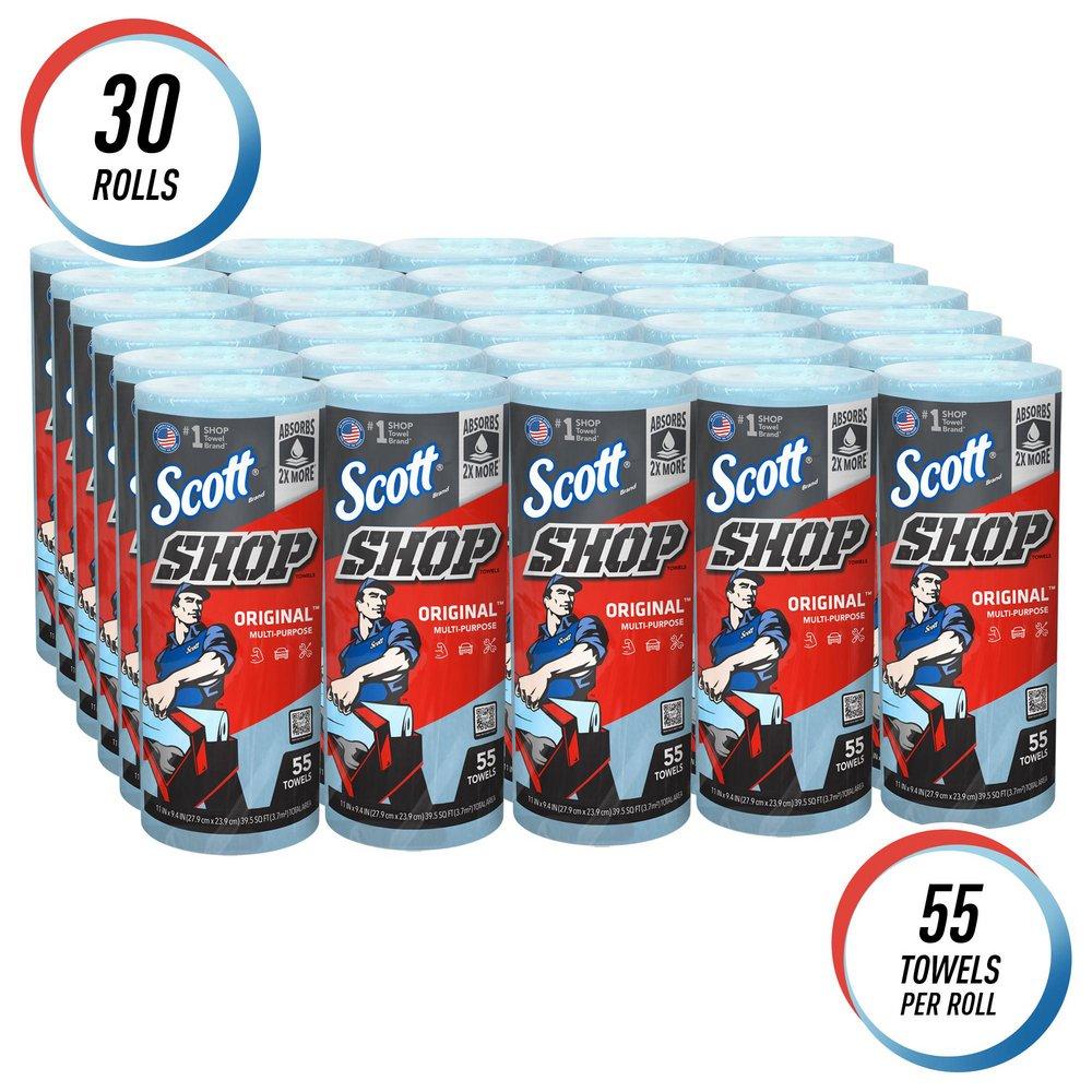 Kimberly Clark Blue 11 in. Shop Towel (55 Sheets) 