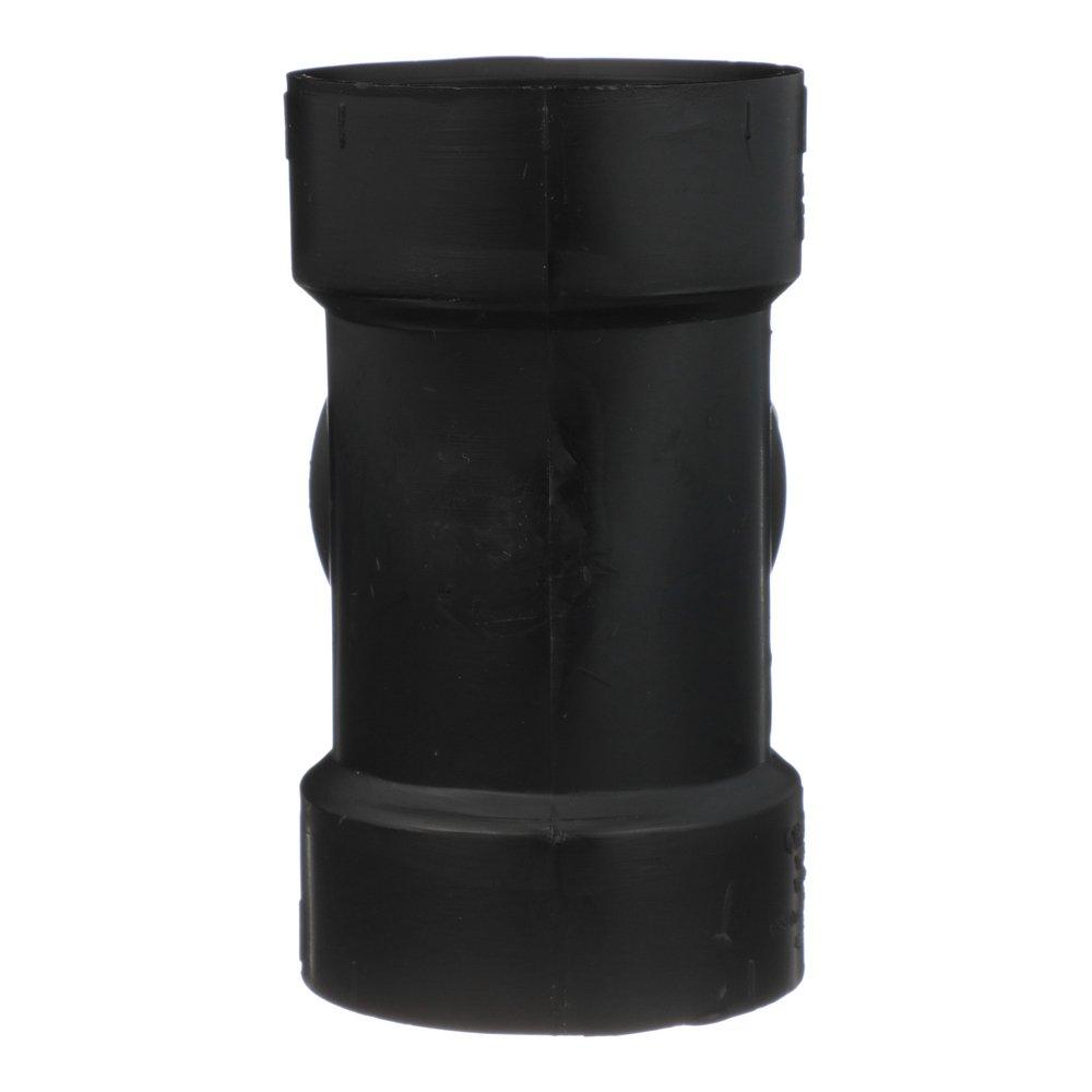 Black ABS DWV Vent Tee 