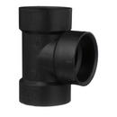 Black ABS DWV Vent Tee 