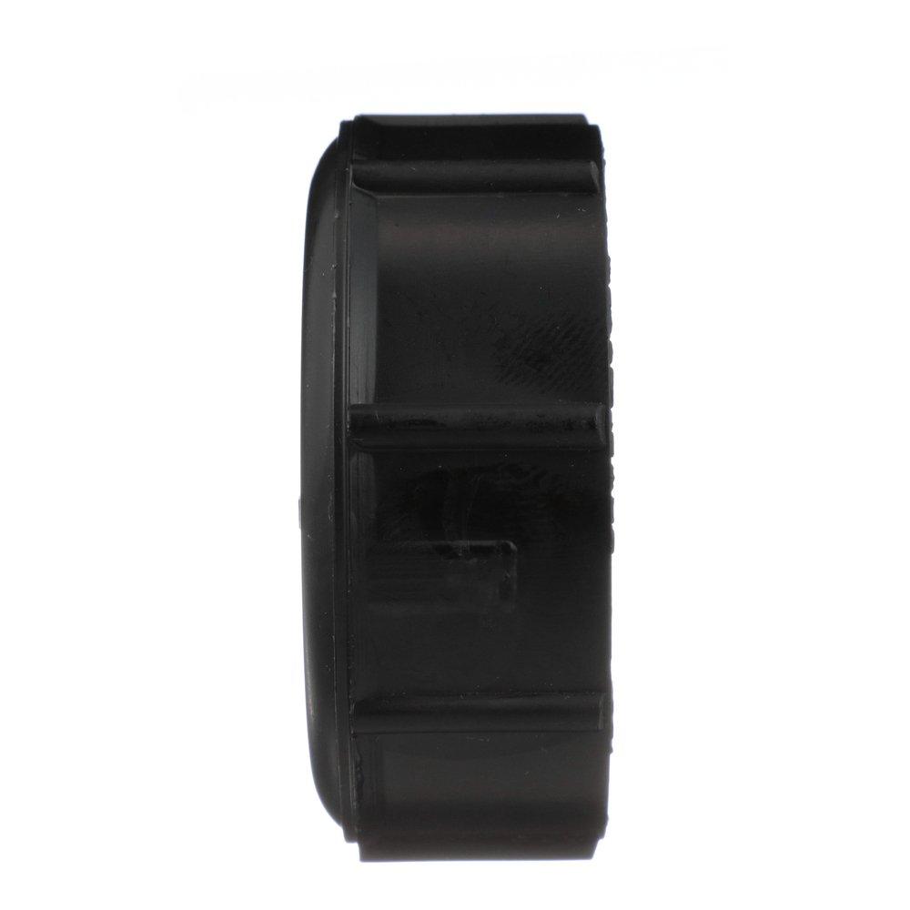 Black ABS DWV FPT Cap 
