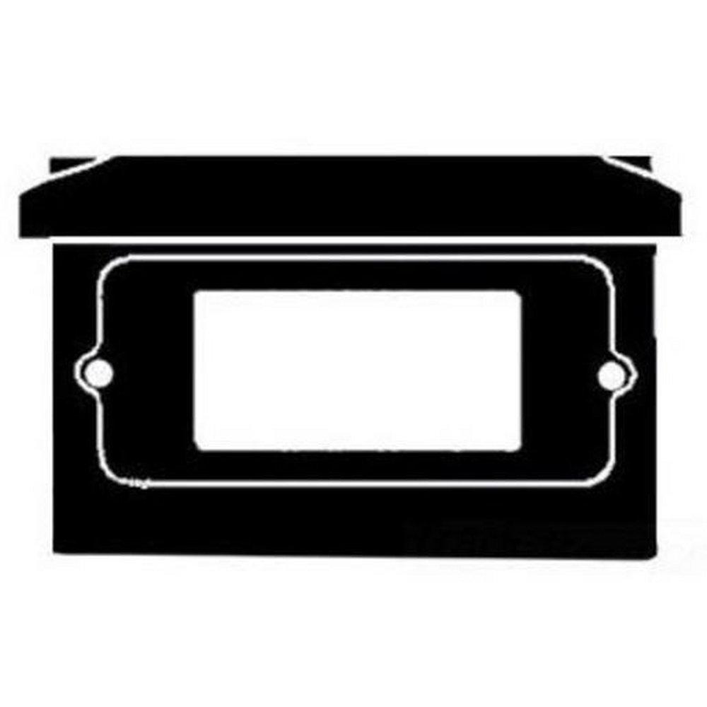 Mulberry Metal Products White Aluminum Whirlpool Cover for GFI Receptacle 