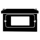 Mulberry Metal Products White Aluminum Whirlpool Cover for GFI Receptacle 