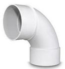 Multi-Fittings Corporation Hub x Spigot Solvent Weld Sewer Long Turn Straight SDR 35 PVC 90 Degree Elbow 