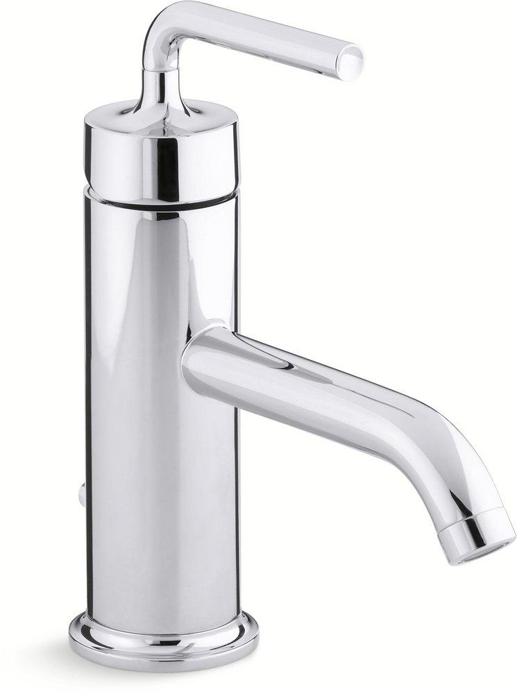 KOHLER Polished Chrome Single Handle Monoblock Bathroom Sink Faucet 