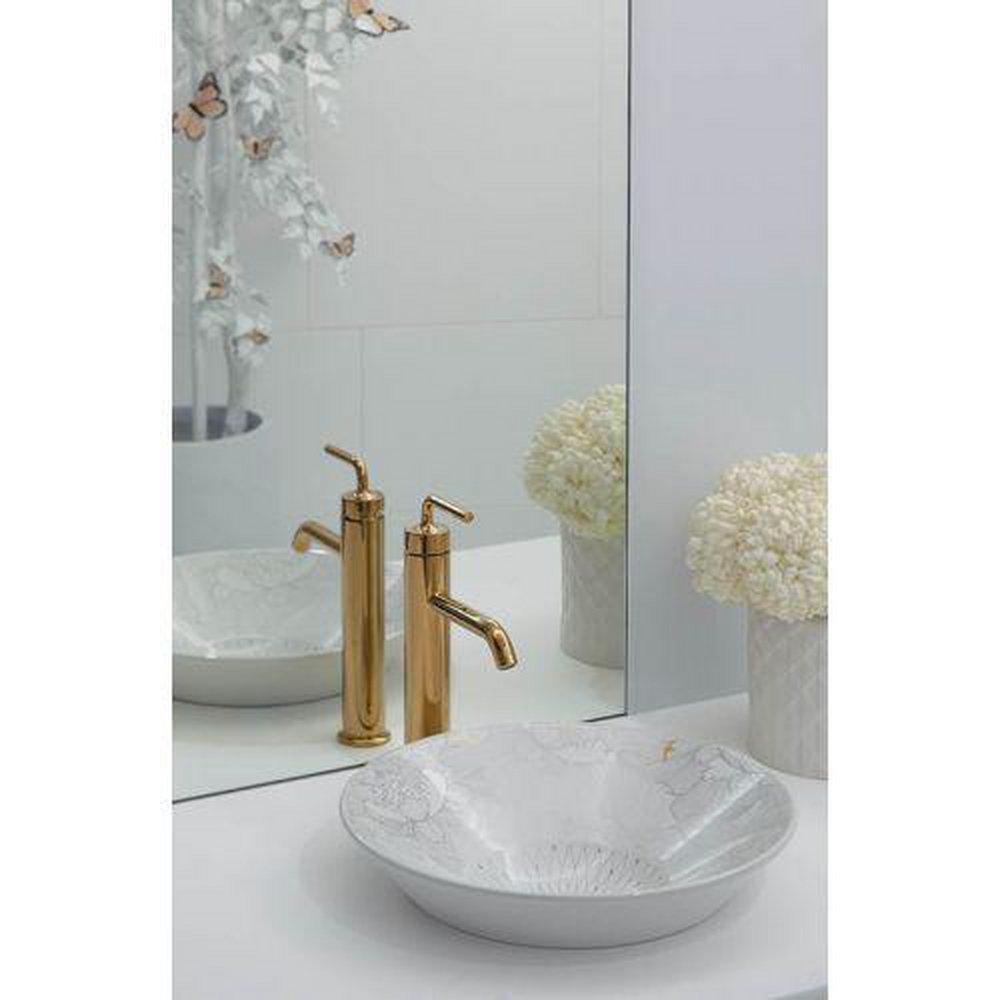 KOHLER Vibrant Brushed Nickel Single Handle Vessel Filler Bathroom Sink Faucet 