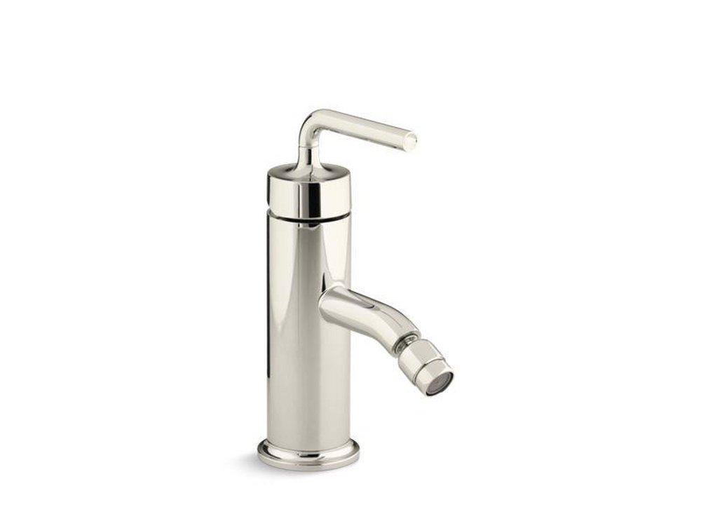 KOHLER Vibrant&reg; Polished Nickel 2.2 Gallons Per Minute PURIST Single Control BIDET Faucet 