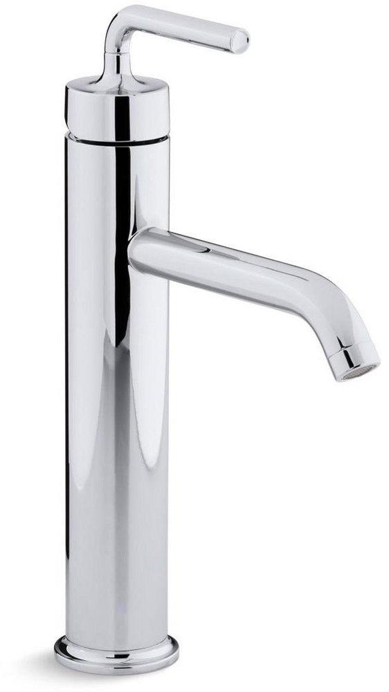 KOHLER Polished Chrome Single Handle Vessel Filler Bathroom Sink Faucet 