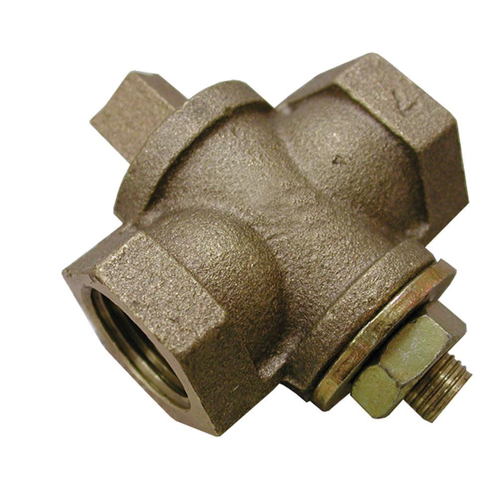 Jones Stephens Brass Cast Bronze Threaded Gas Ball Valve 