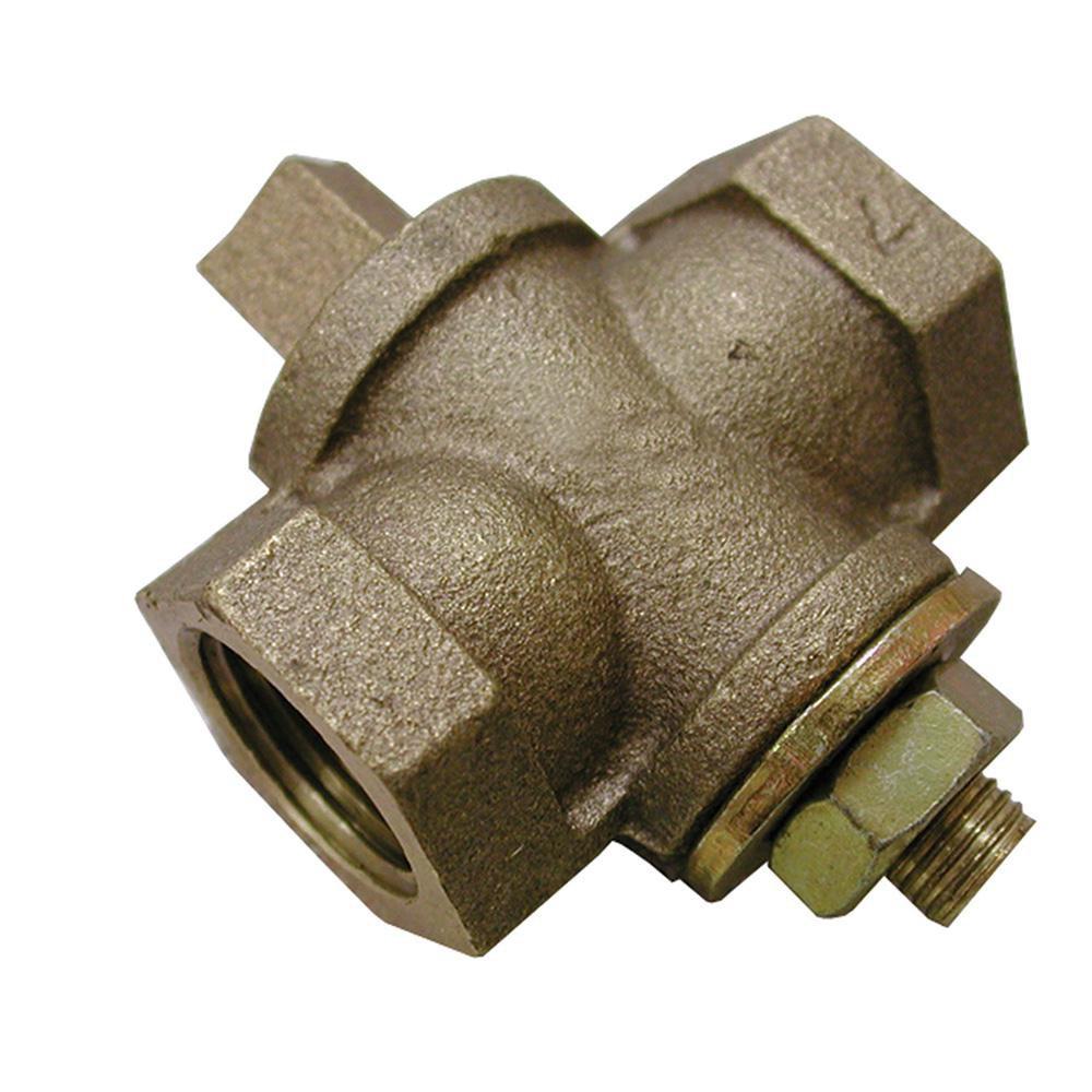 Jones Stephens Brass Cast Bronze Threaded Gas Ball Valve 