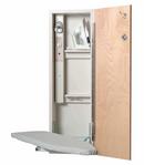 47-7/8 x 7-3/4 in. Extra Pack Metal-Wood Birch Ironing Center