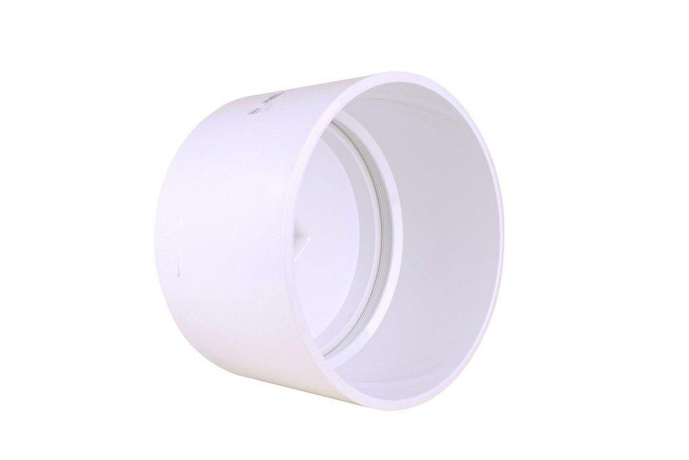 MultiFittings Corporation 8 in. Hub x FPT DWV and CleanOut PVC Adapter with Plug Ferguson