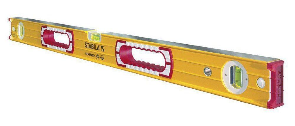 Stabila Yellow Aluminum Level with Hand Hole Type 196 