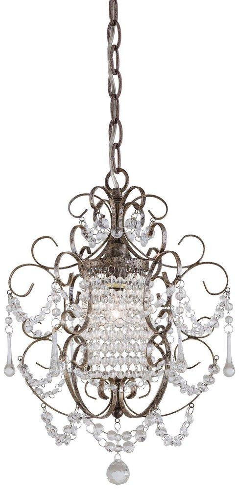 Minka Lavery Westport Silver 60 W 1-Light Mini Chandelier 