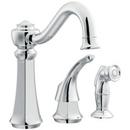 Polished Chrome *NLA California Energy Commission Registered Lead Law Compliant 1.5 1 Handle Kitchen Faucet With S/ 