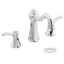 1.5 gpm 3-Hole Widespread Bathroom Faucet with Double Lever Handle in Polished Chrome