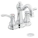 1.5 gpm Centerset Bathroom Faucet with Double Lever Handle in Polished Chrome