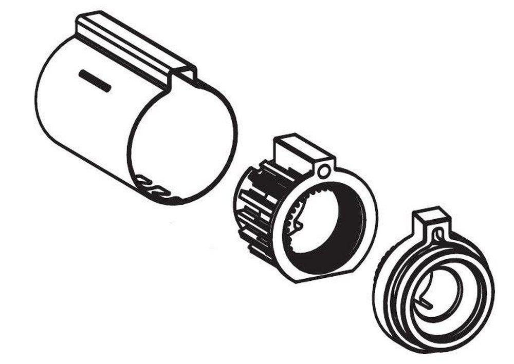 Moen Polished Nickel 2-1/2 in Supply Tube 
