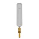 Jones Stephens White Brass Straight Thermometer 