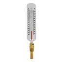 Jones Stephens Brass Straight Thermometer 
