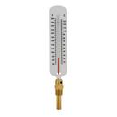 40-260 Degree F Brass Straight Thermometer