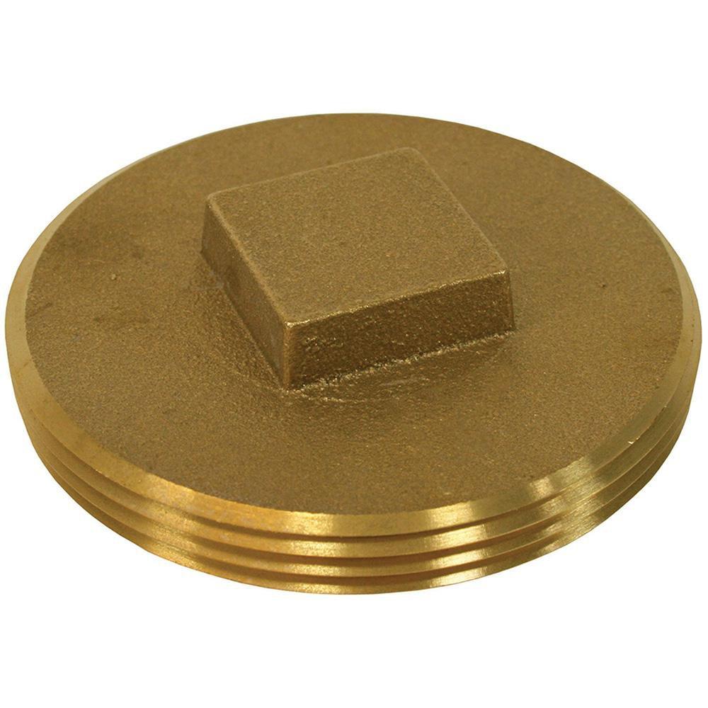 Jones Stephens Brass Raised Head Plug 